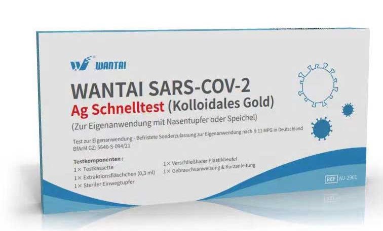 Antigen Selbsttests WANTAI Lolly 1er Verpackt Preis pro Stück