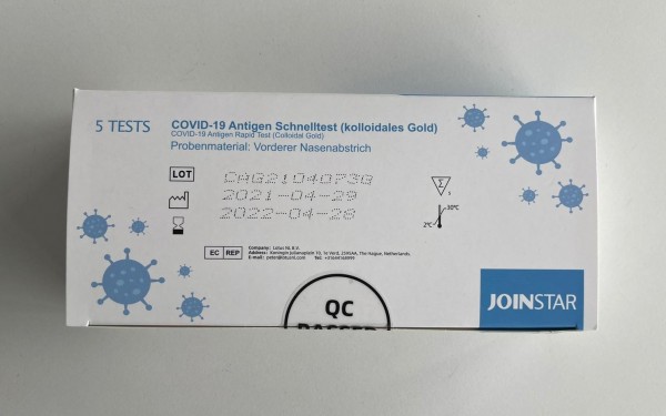 Antigen-Selbsttests JOINSTAR 3in1 Nasal - 5er Verpackt - Preis pro Stück