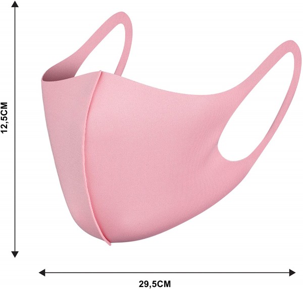 Mundschutz Maske Nano Technik Pink – wiederverwendbar & waschbar